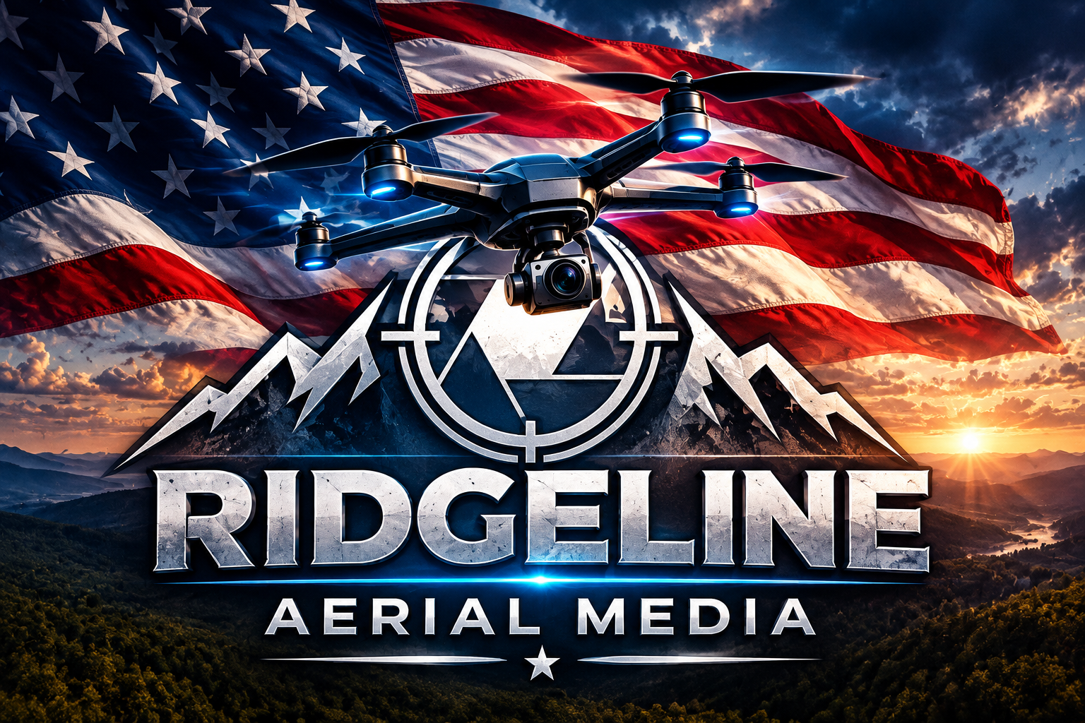 RidgeLine Aerial Media logo